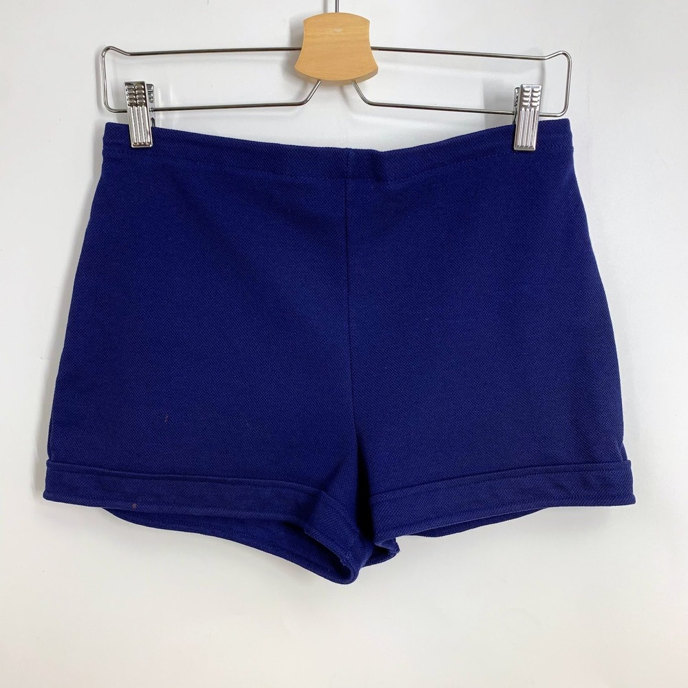 Catalina Sportswear Vintage Women's‎ Navy Blue High Waist Cuffed Shorts